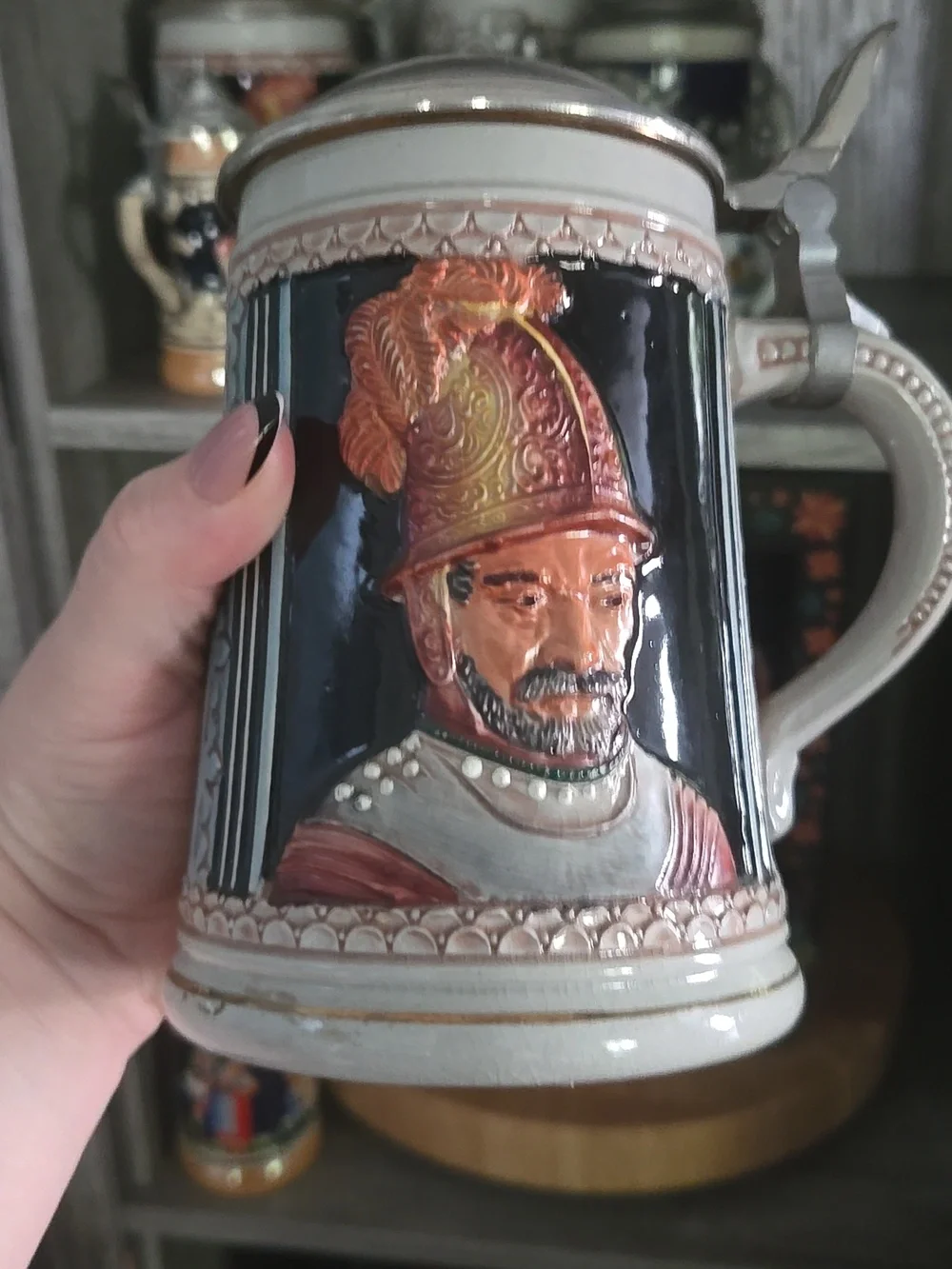 Bundle Beer Stein Mug Rare Vintage Collectible 9 Piece